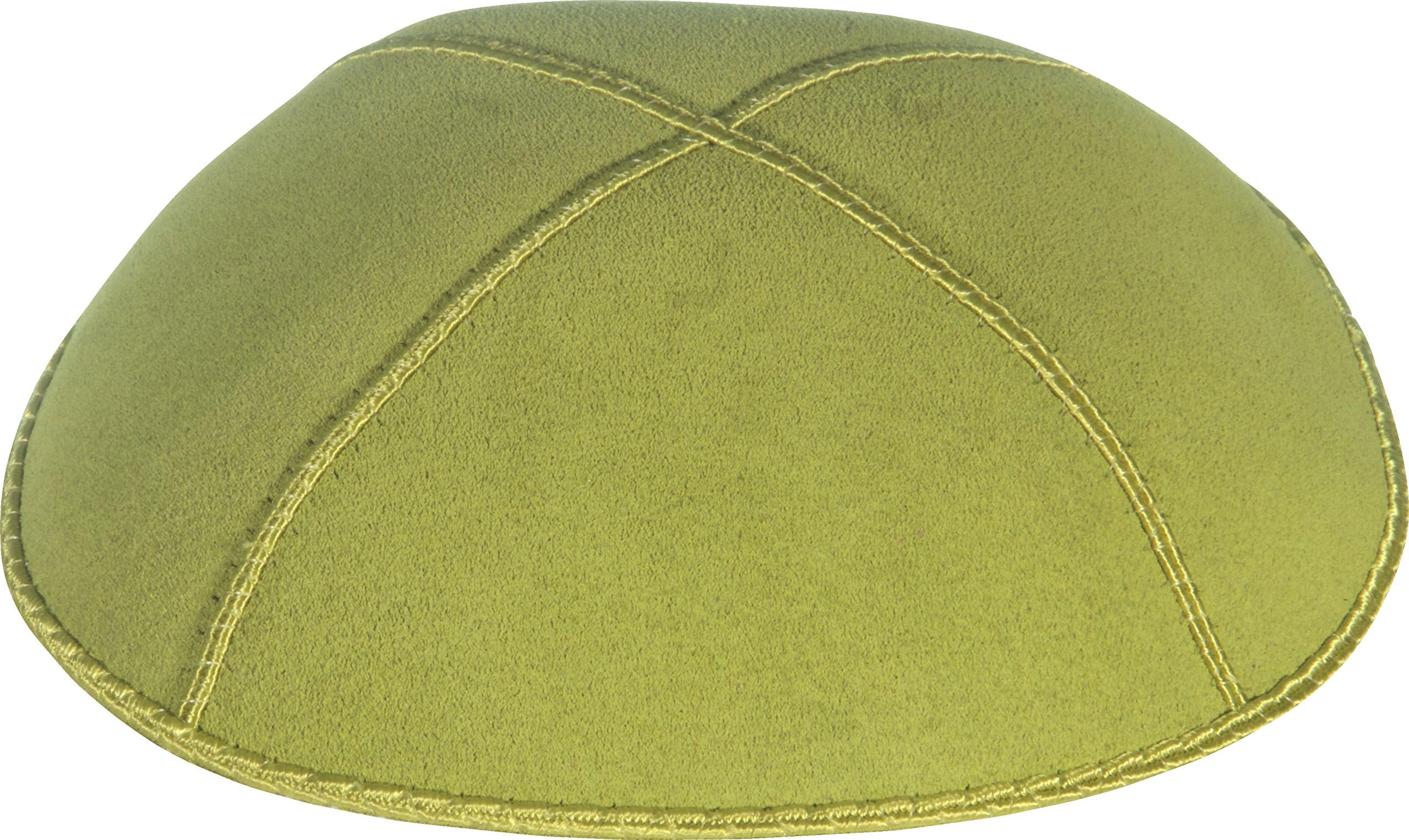Rimmon Judaica Plain Genuine Suede Kippah with 4 Sections