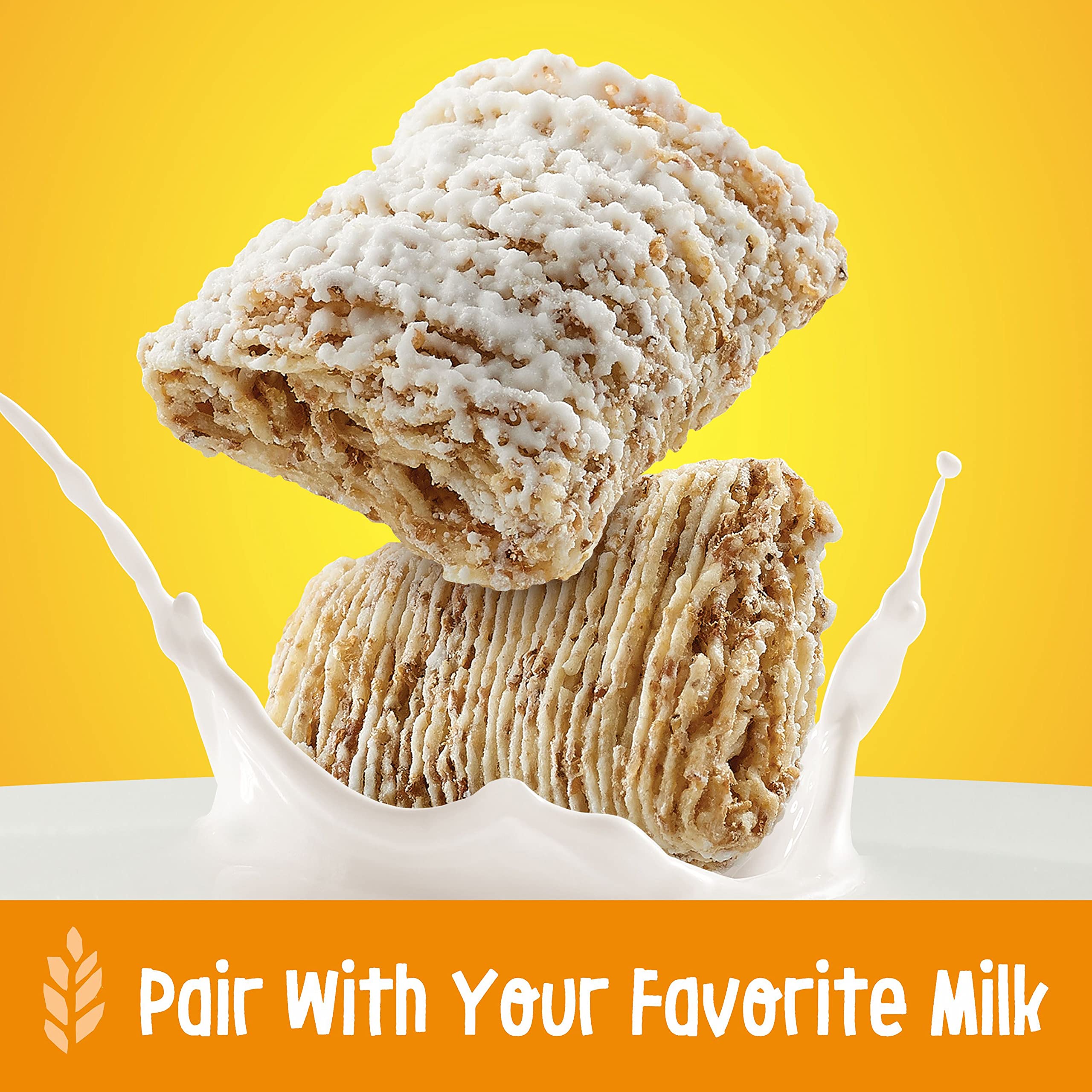 Kellogg's Frosted Mini Wheats Breakfast Cereal, Whole Grain, High Fiber
