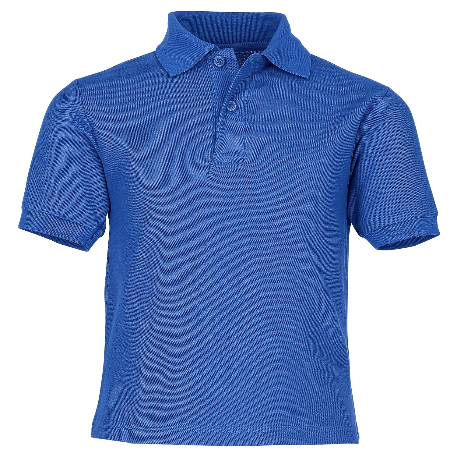 Fruit Of The Loom (9-11, Royal) Childrens/Kids Pique Short-Sleeved Polo Shirt