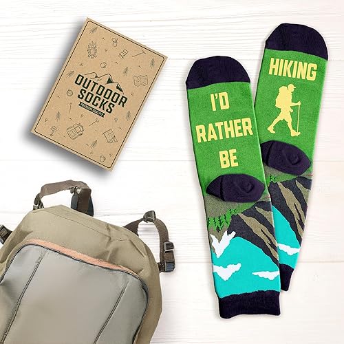 Miniatura 6 de VICRAZY Calcetines para senderismo, escalada, correr para hombres, mujeres, senderismo, escalada, correr, accesorios de bicicleta, relleno