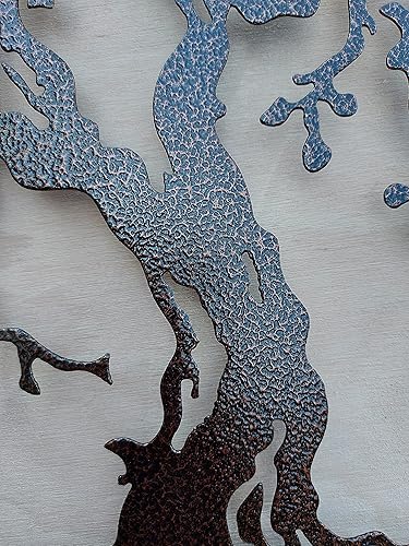Miniatura 3 de MetalArtWallDecor Árbol de la vida arte en metal, decoración de pared grande, 40 pulgadas, cobre martillado
