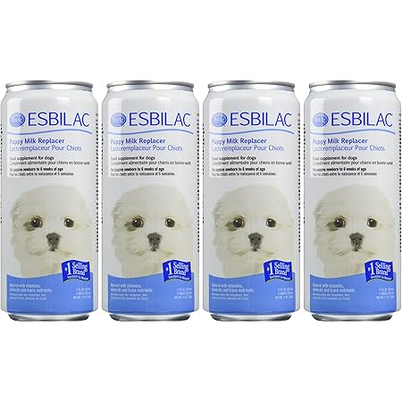 (4 Pack) Esbilac Liquid For Puppies, Milk Replacer - 11 Ounces Each
