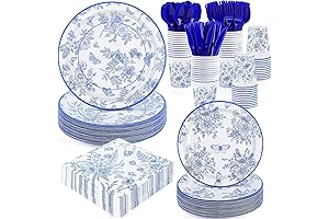 durony Something Blue Before I Do Bridal Shower Plates Napkins Cups Set