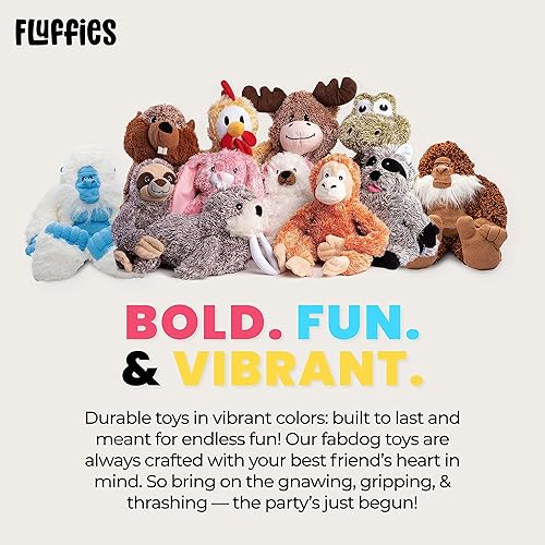 Miniatura 4 de fabdog Fluffies - Juguetes para perros Juguete chirriante de peluche para perros para todas las razas Bonitos juguetes para cachorros con temática