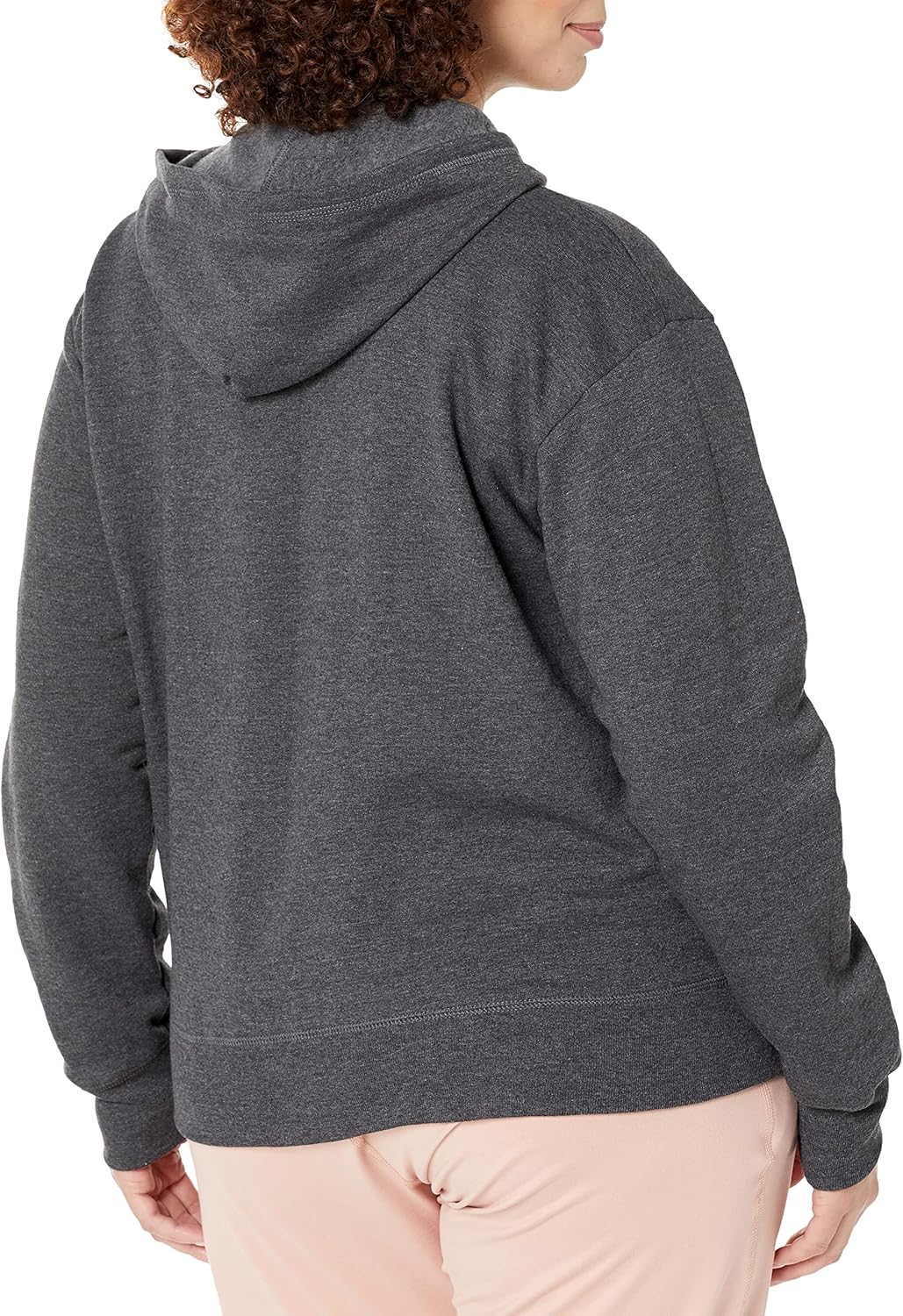 Hanes, Ecosmart Fleece Full Hoodie, Zip-up Hooded Sweatshirt for Women Medium Slate Heather