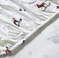 Vista 222 de Eddie Bauer - Full Sheets, Cotton Flannel Bedding Set, Brushed For Extra Softness, Cozy Home Decor (Dog Friends, Full)