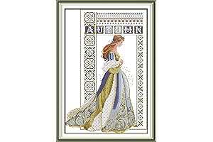 CaptainCrafts Cross Stitch Stamped Kits