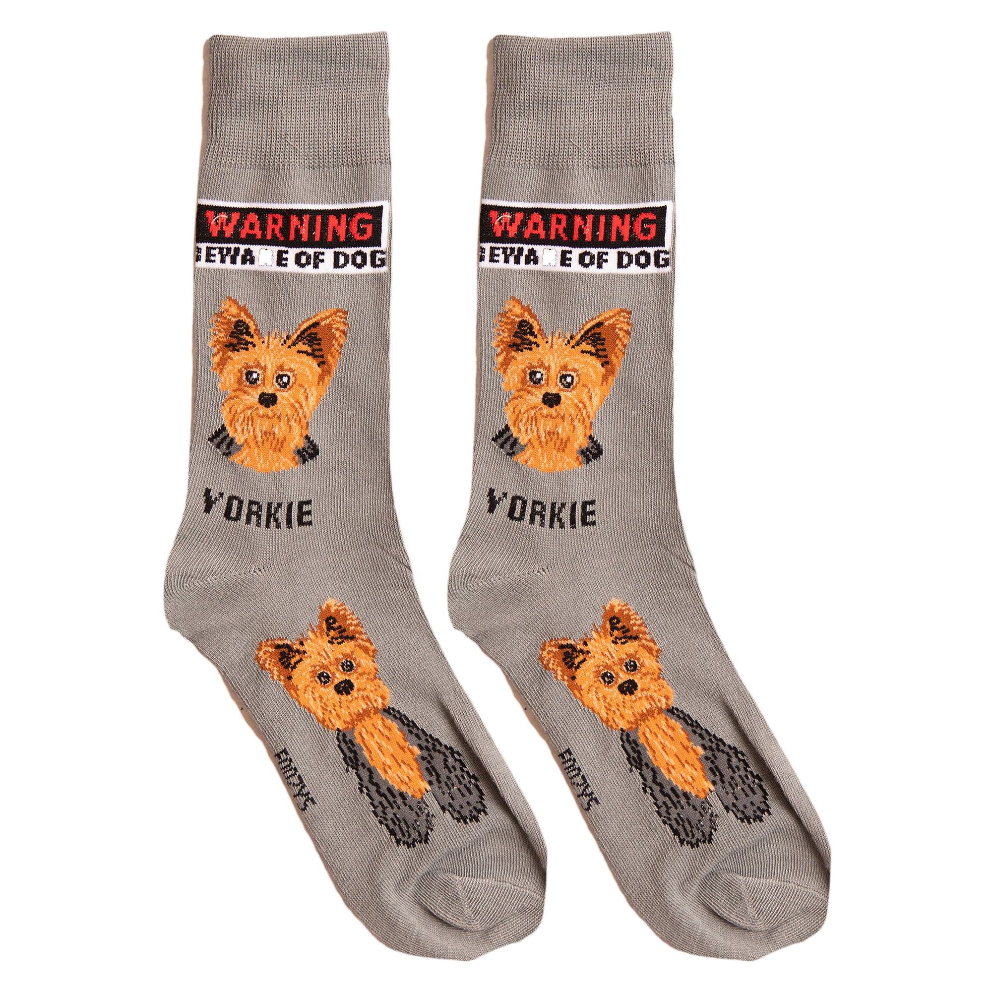 Foozys Mens Crew Socks | Cute Dog Dad Funny Gift for Canine Pet Novelty | 1 Pair