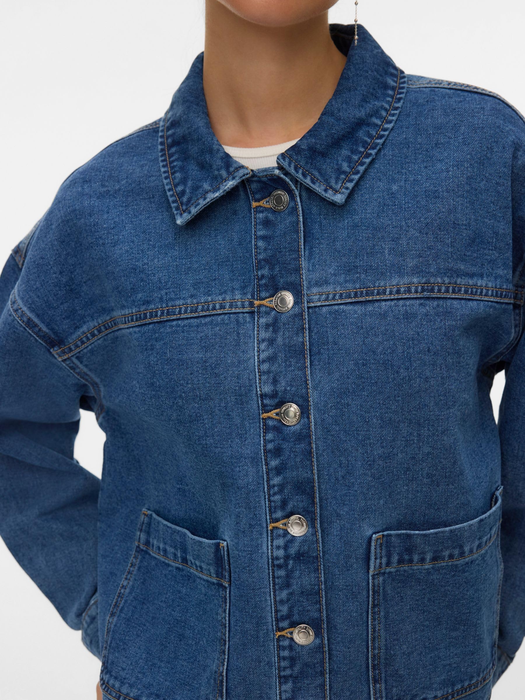 VERO MODA Shacket VMJAMIE Denim Jacket