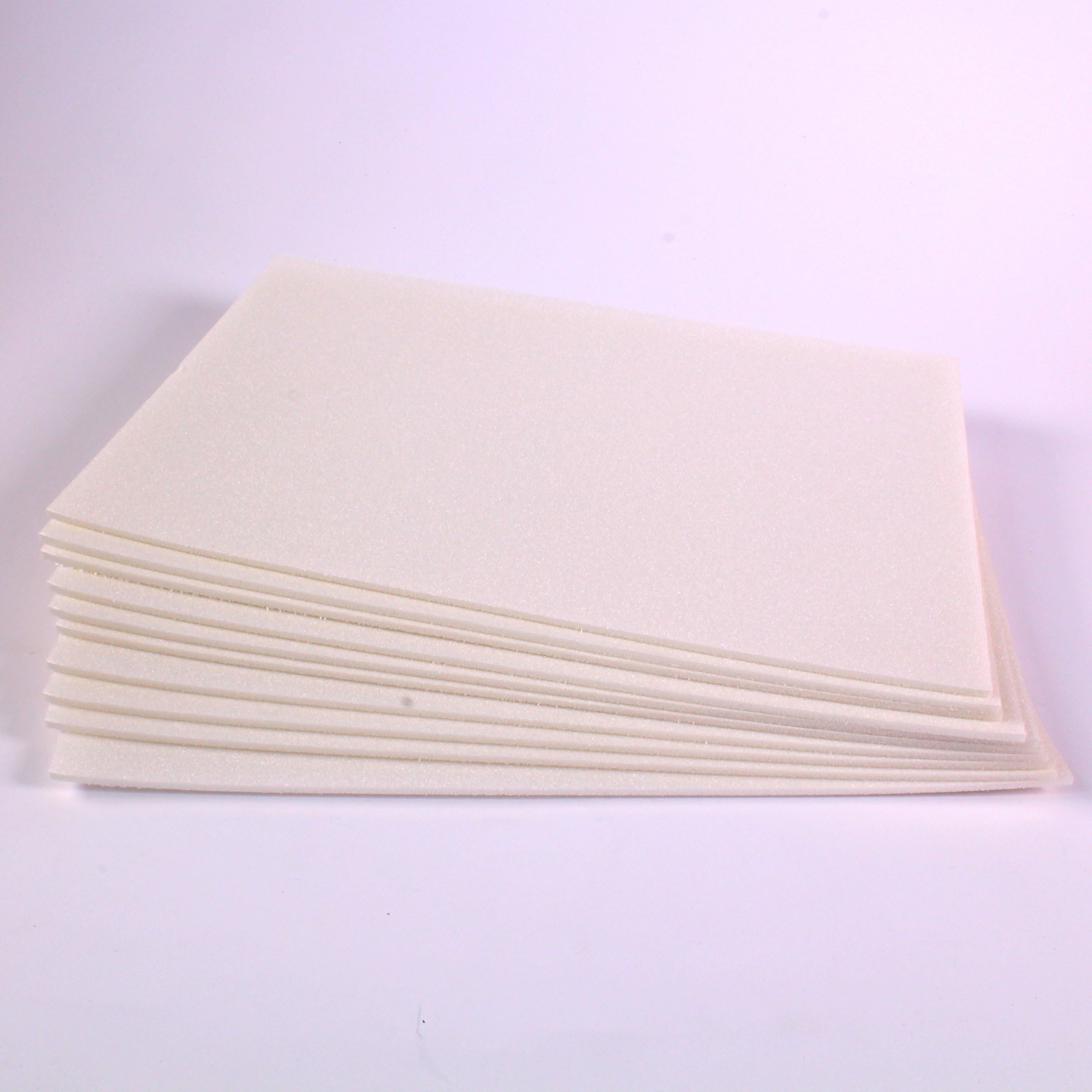 Safeprint A4 White Foam Sheets for Art Printing Alternative to Lino Block Pack of 10 by BCreative®