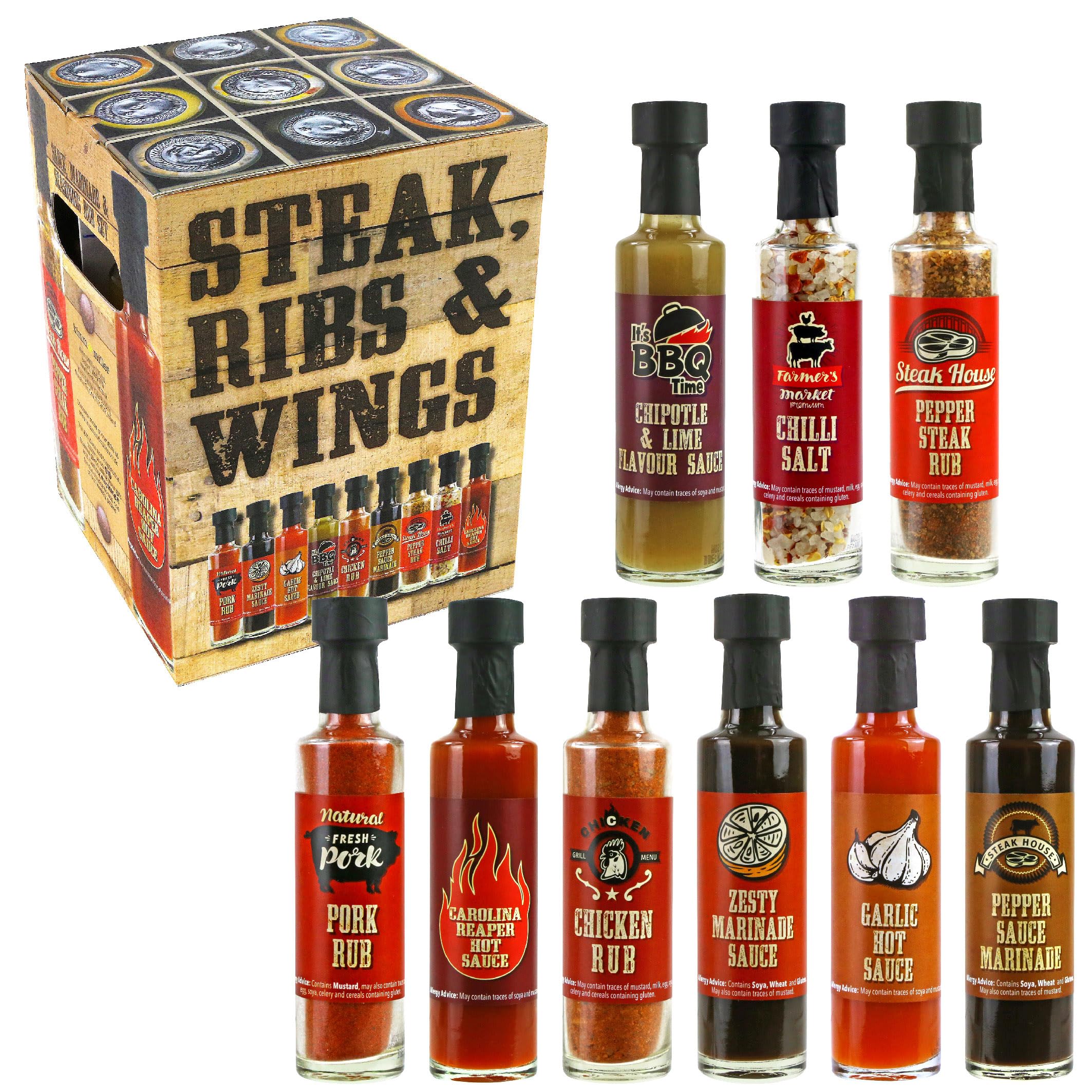 Kimm Miller BBQ Sauce Gift Set 9 Steak | Offer Of The Day