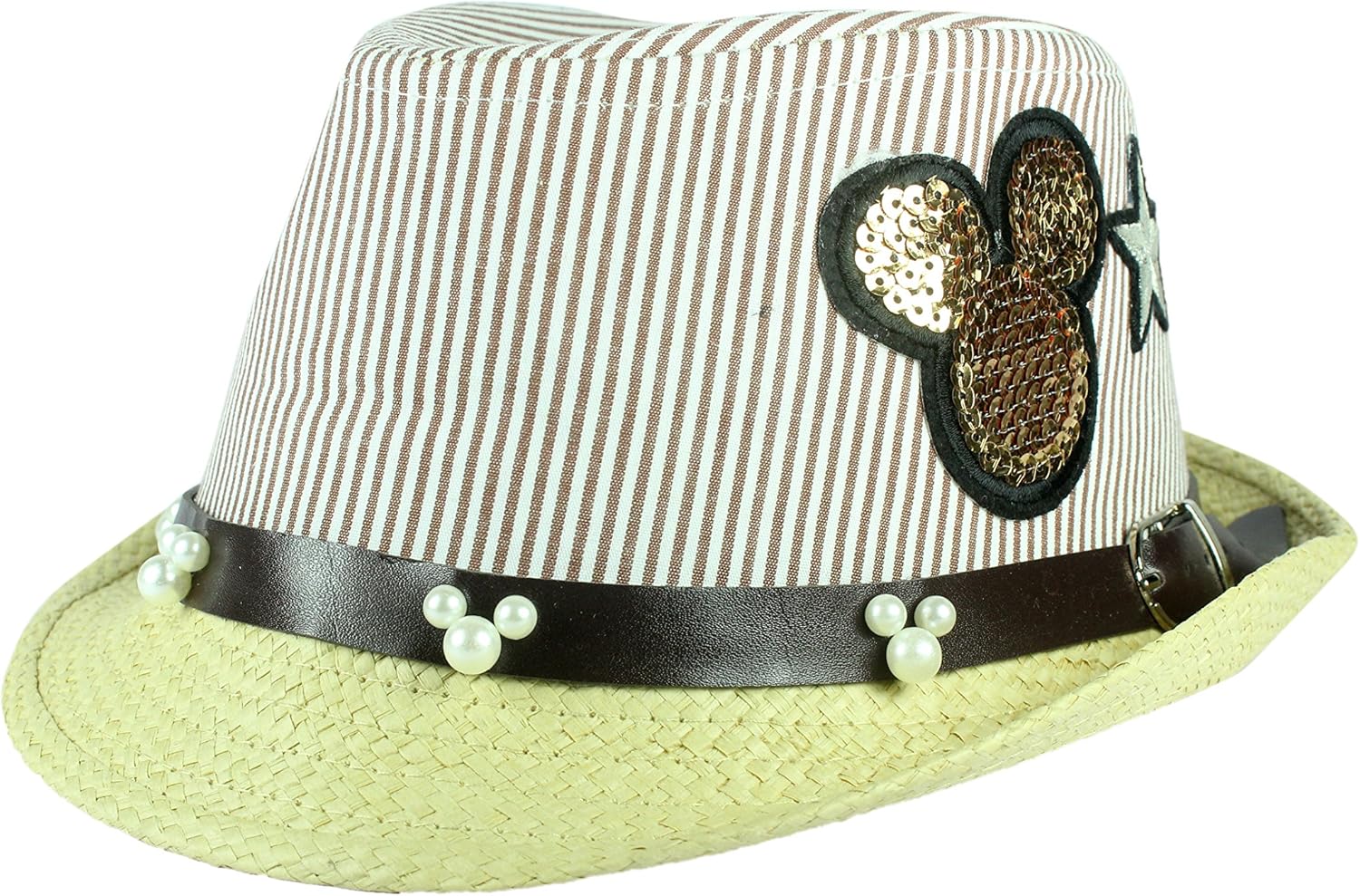 FabSeasons Baby Boys' Fedora Hat 52cm Brown Baby
