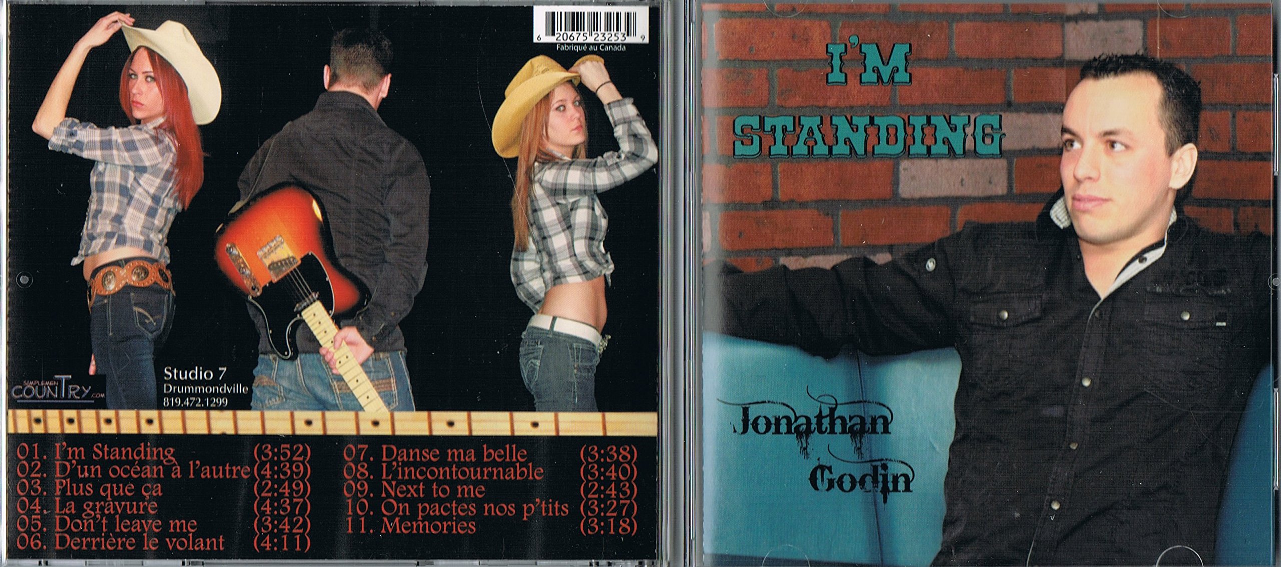 I'm Standing - Jonathan Godin [Audio CD] Jonathan Godin