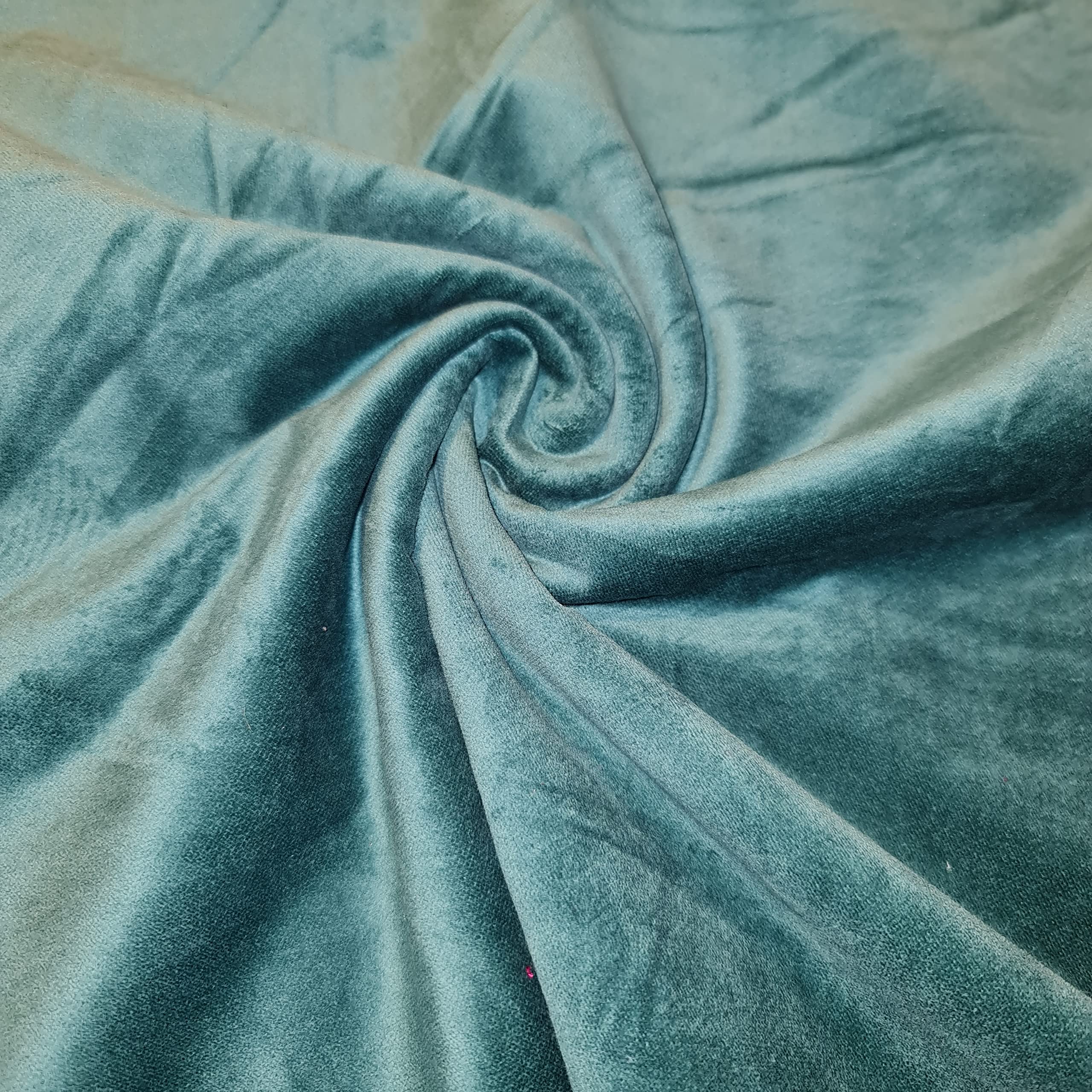 Faux Plain Suede Suedette Dress Craft Soft Fabric Material 58" by Meter (Bottle Green)