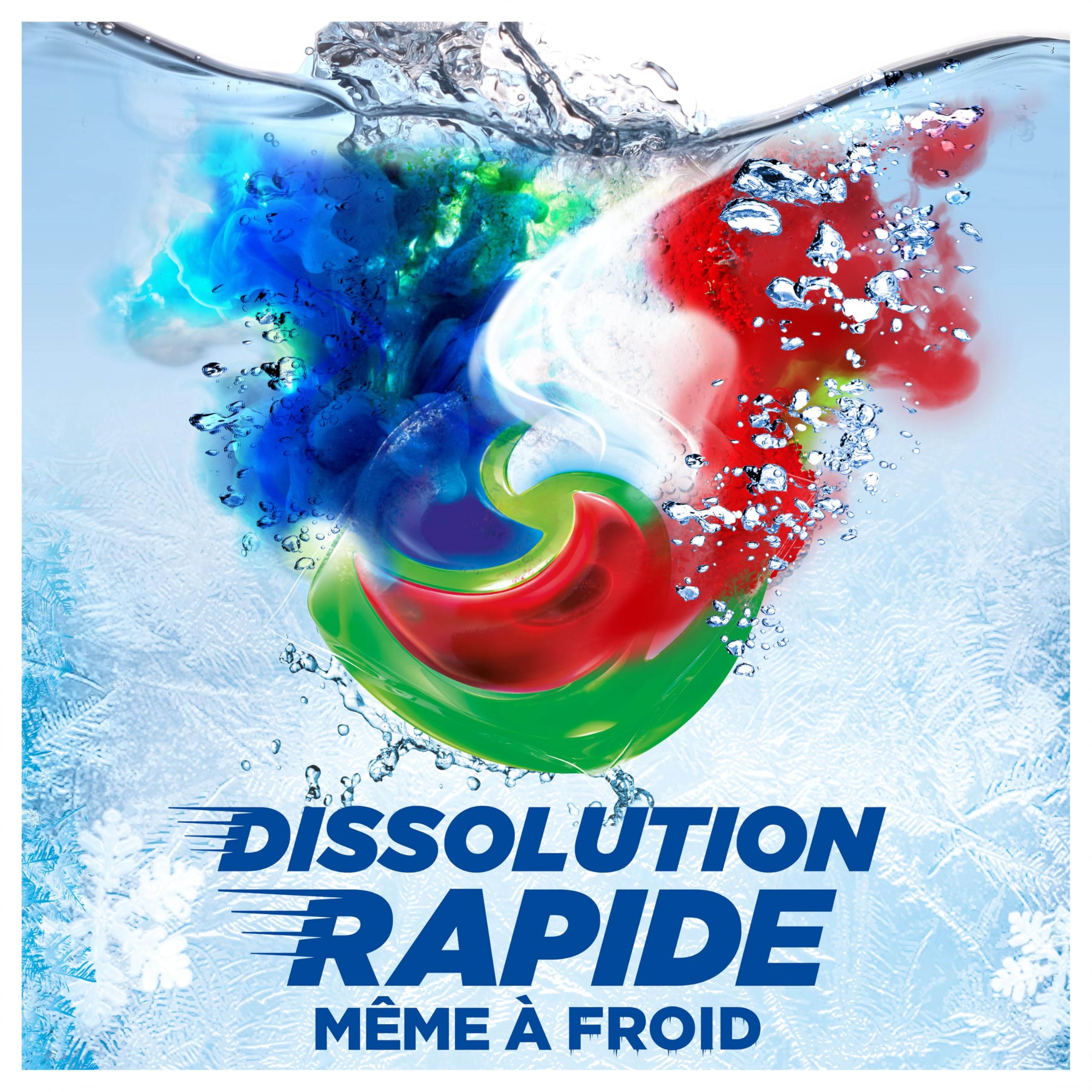 Ariel Pods 4en1 +Ultra Détachant, Lessive en Capsules, 88 Lavages (44x2), Élimine Même les Tâches Incrustées Depuis 7 Jours, Dissolution Rapide Même à Froid, Fabriqué en France