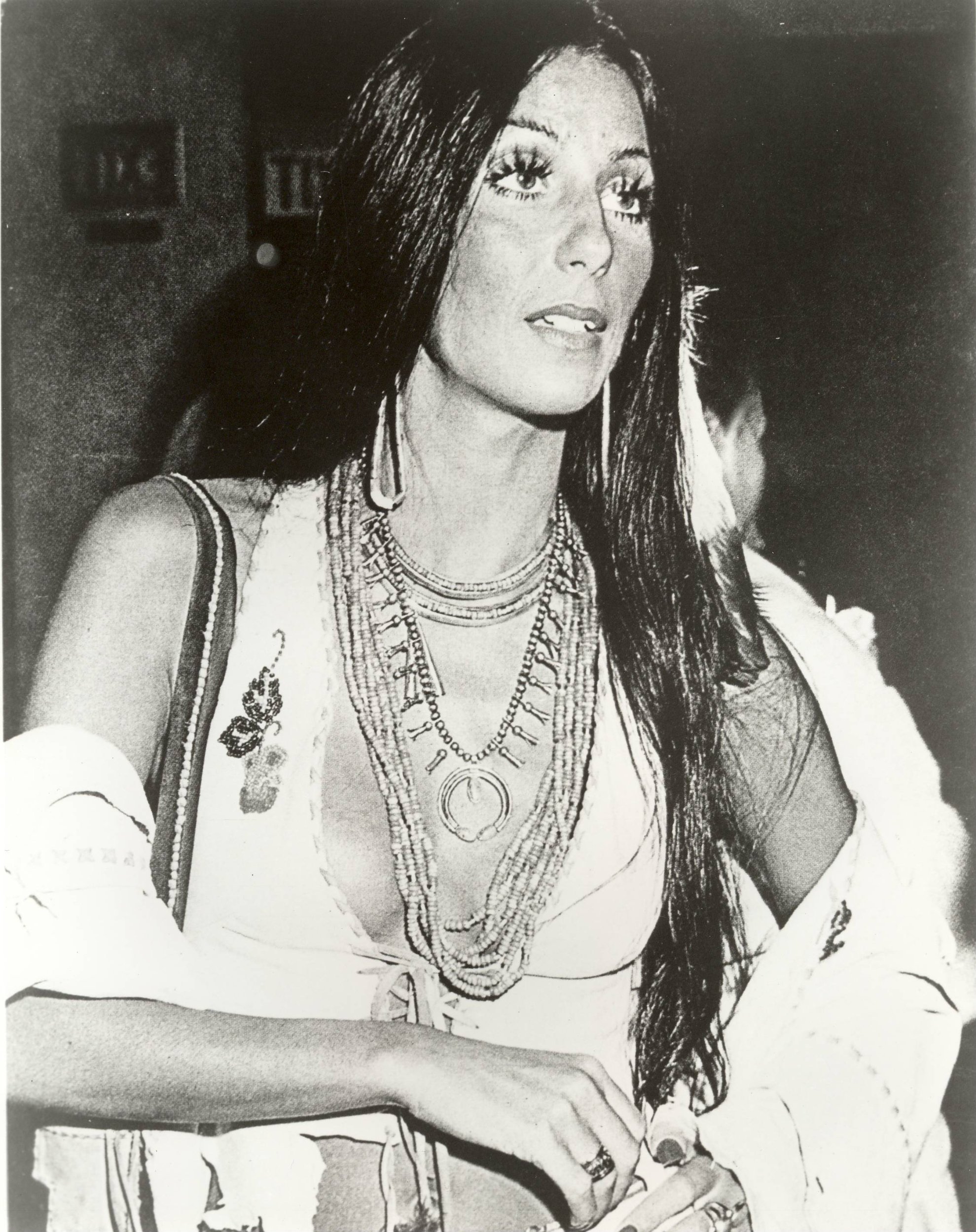 Amazon.com: Cher Poster Photo Hippie Chic Hollywood Pinup Art