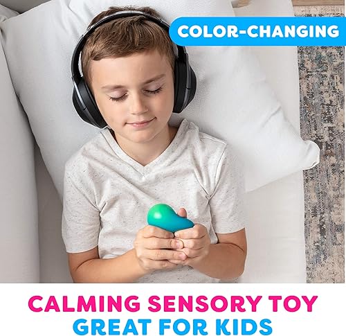 Miniatura 11 de Power Your Fun Arggh - Mini bolas antiestrés para adultos y niños, paquete de 3 pelotas estrujables para estrés, resistencia que cambian