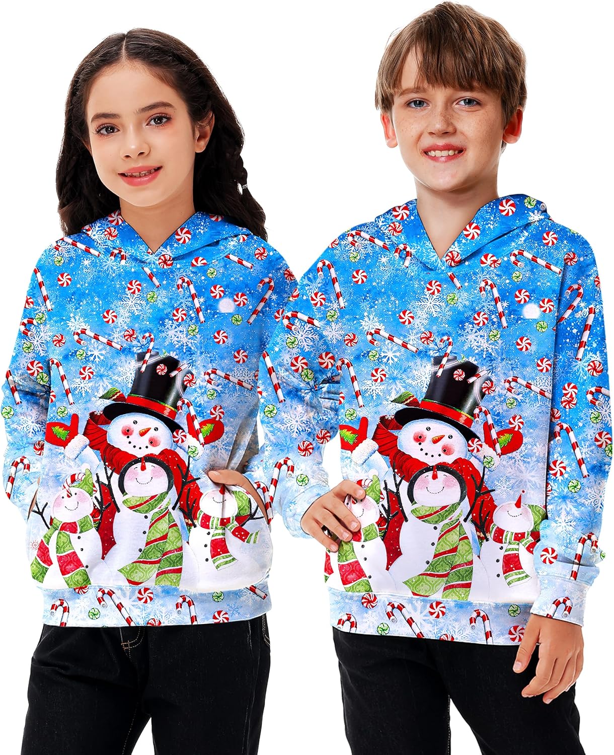 AOBUTE Unisex Kids St Patricks Day Hoodie Long Sleeve Graphic Sweatshirt 5-14 Years - Image 5