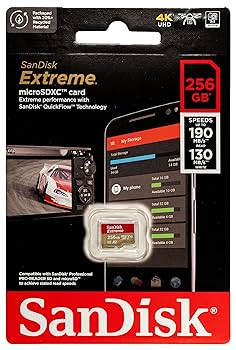 GALAXY S20 5G 128GB マイクロSD(256GB)付き Amazon.com: SanDisk 256GB Micro Extreme Memory Card for