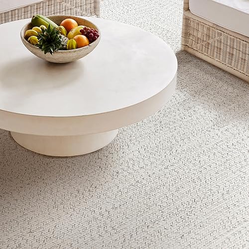 Miniatura 5 de nuLOOM Wynn Tapete trenzado para interiores y exteriores, 2 pies 6 pulgadas x 8 pies, color marfil