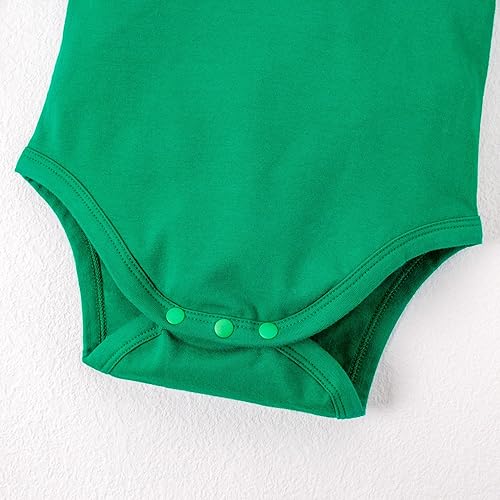 Miniatura 5 de LYSMuch Body de manga larga con volantes para bebé y niña, color sólido, ropa