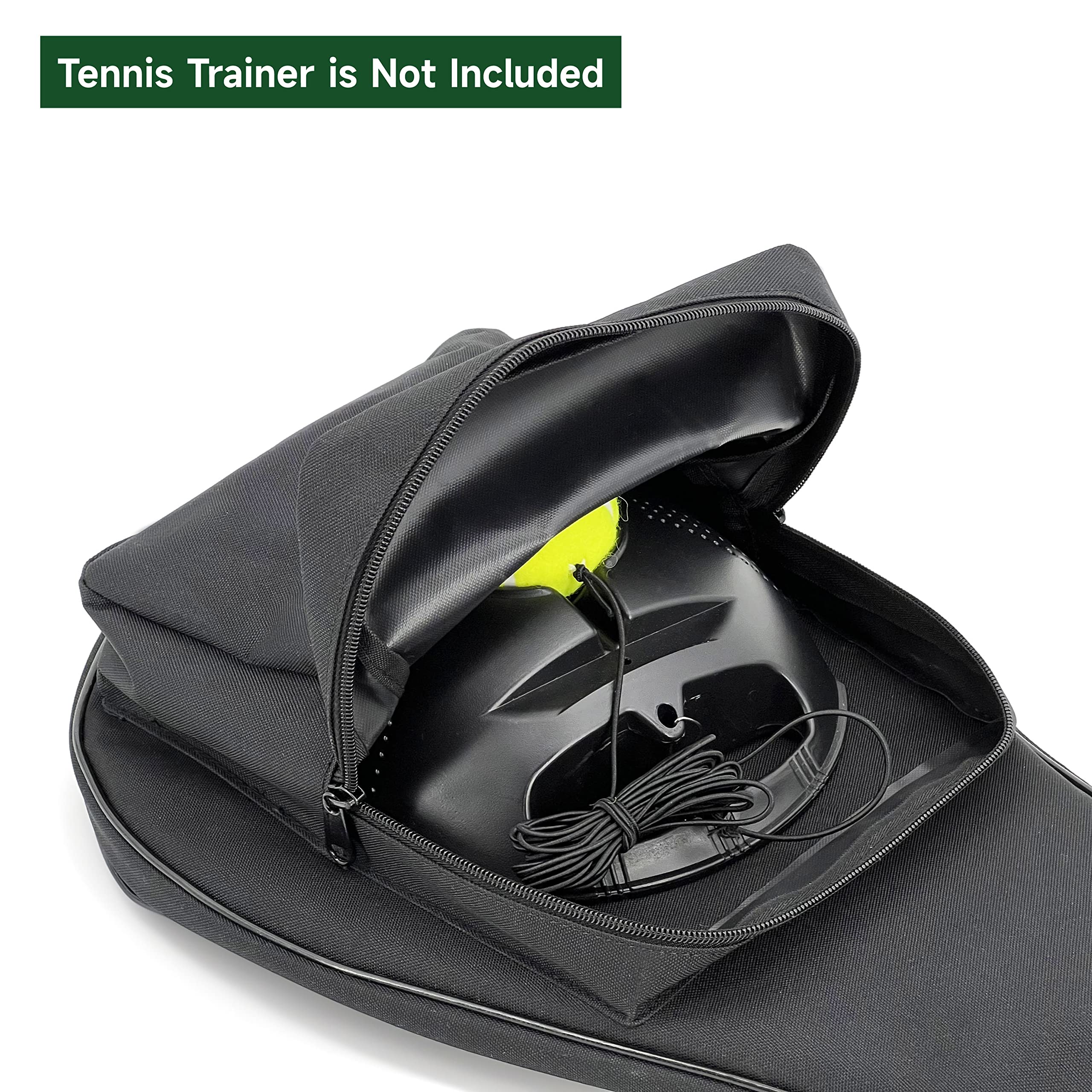Gespann Housse de raquette de tennis pour une raquette de tennis ou deux raquettes de badminton