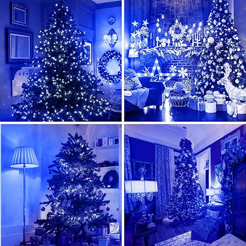 Miniatura 5 de EvaStary Paquete de 2 bombillas LED A19 azules, 9 vatios (equivalente a 60 W), luces LED azules, bombilla base E26, bombillas de colores para luz de