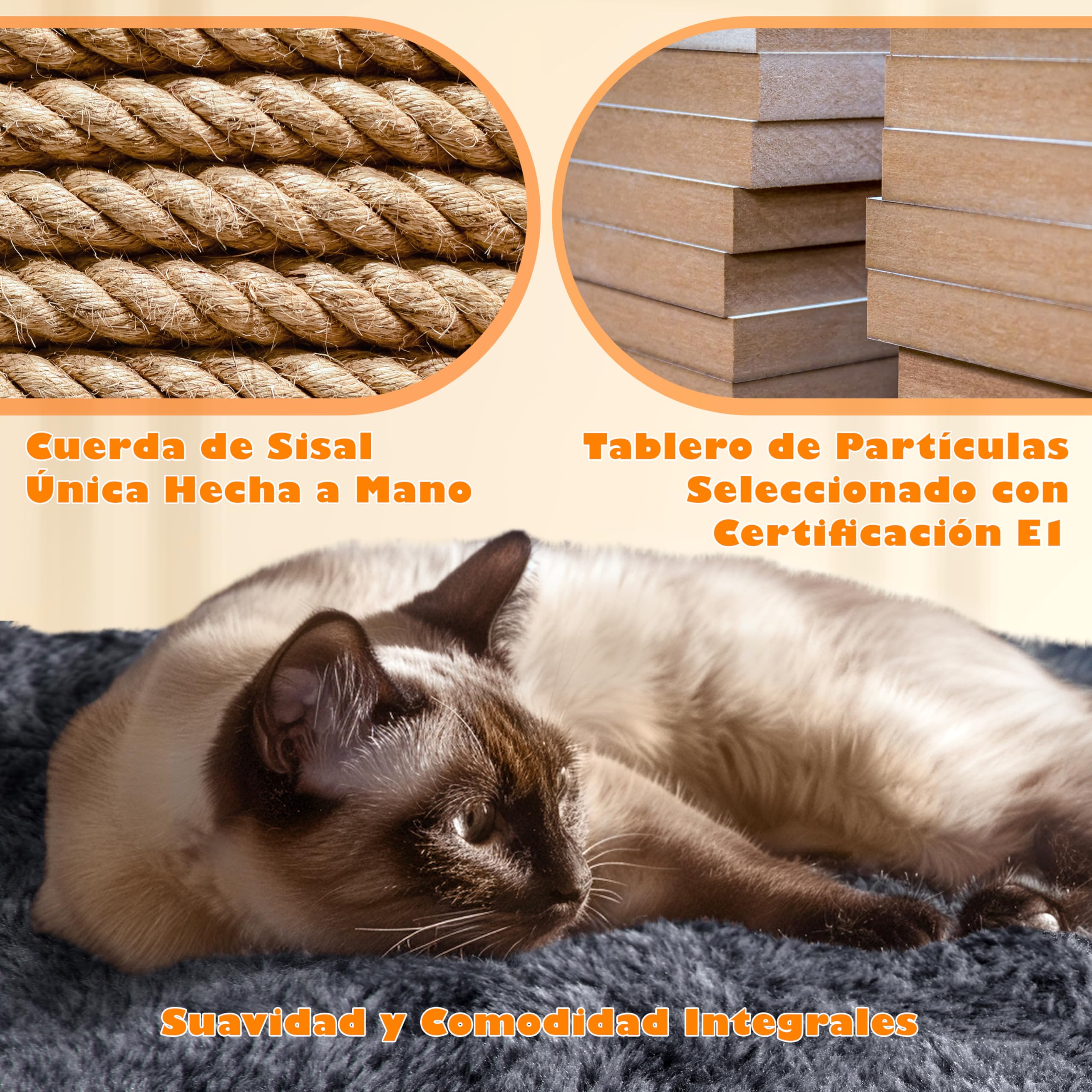 Yaheetech Rascador para Gatos de 158 cm Grande Arbol para Gatos Adultos Torre de Gatos Casita Juego para Mascota Gris Oscuro