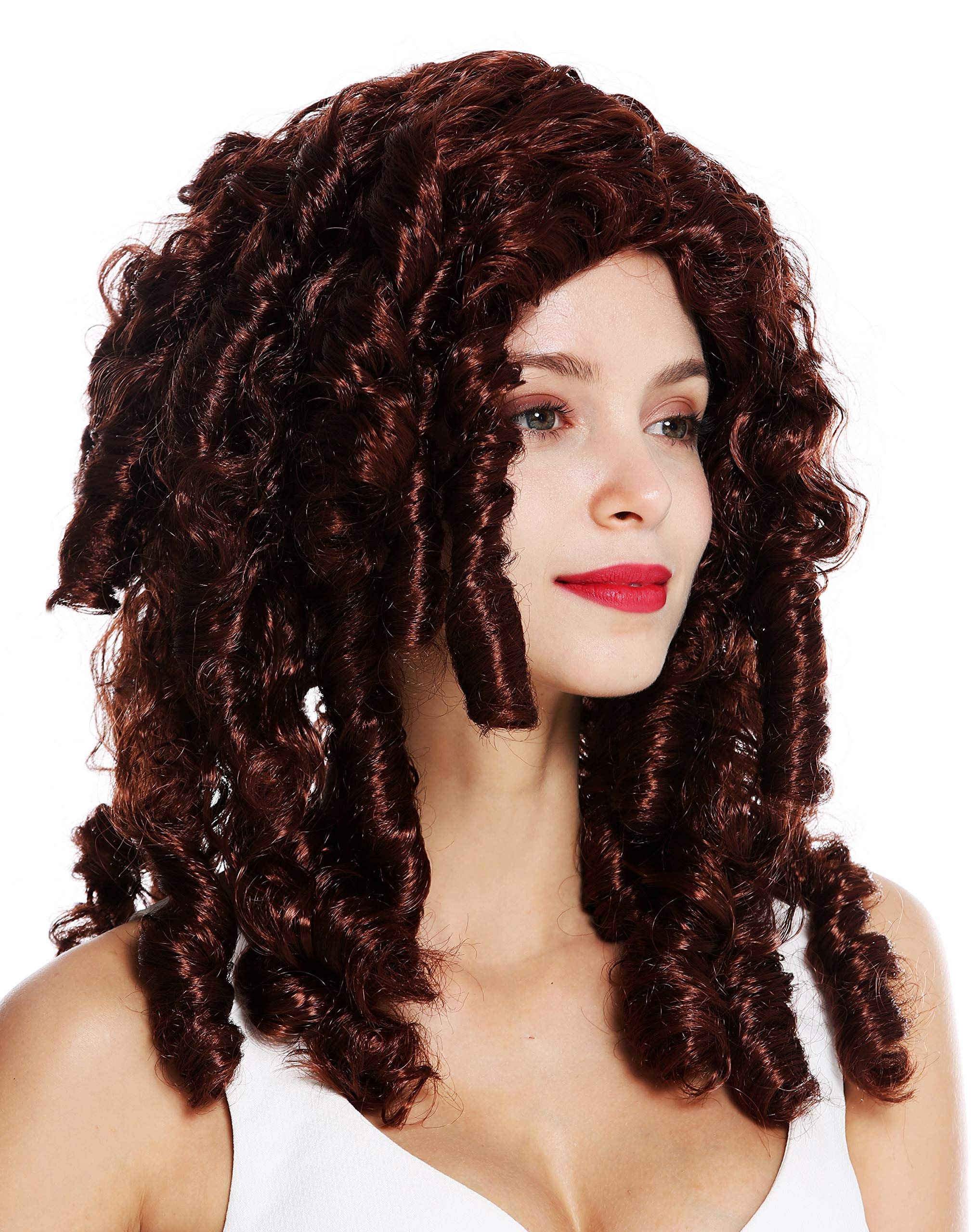 Peluca Rococó Victoriana Para Mujer – Tirabuzones Largos Rubio Oscuro, Disfraz Halloween, Gótico, Lolita, Cosplay Y Steampunk Peluca Rococó Victoriana Para Mujer – Tirabuzones Largos Rubio Oscuro, Disfraz Halloween, Gótico, Lolita, Cosplay Y Steampunk