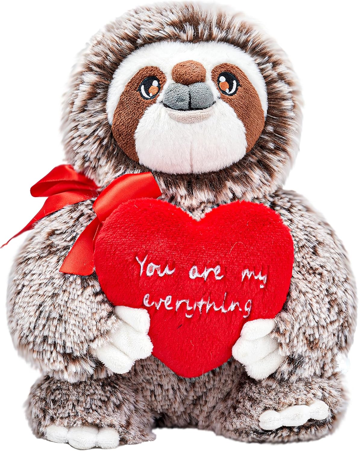 IKASA Sloth Stuffed Animal Plush Toy Holding Heart Bahrain Ubuy