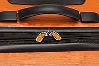 Vista 219 de Rockland - Maleta de viaje Melbourne, rígida y expandible, con ruedas giratorias, Azul