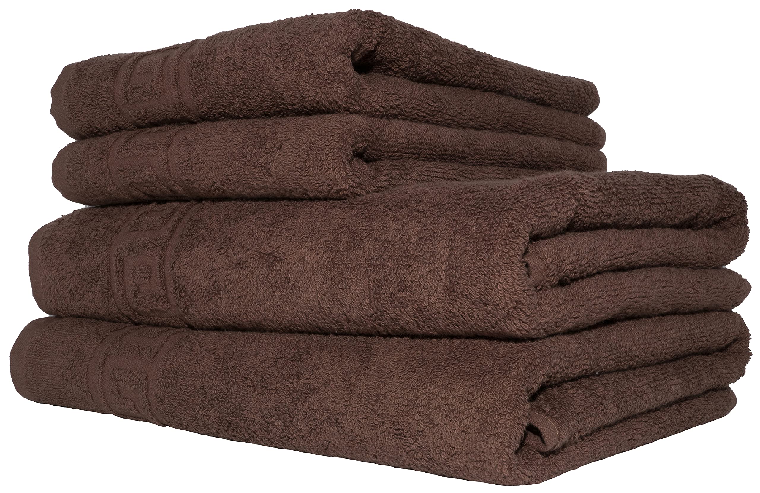 LIGHT TURQUOISE 2 X BATH TOWELS SET, 70X140 LARGE SIZE 100% NATURAL COTTON 500 GSM THICK ABSORBENT TOWEL, HOTEL QUALITY RINGSPUN — view 137