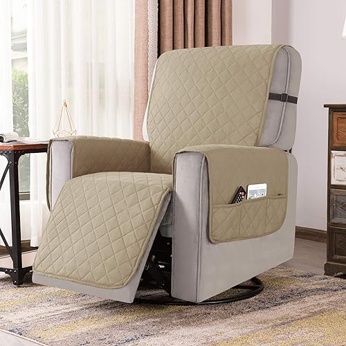 Vista 50 de Chun YI. - Funda reversible para sofá, funda para sillón, fácil de instalar, lavable, cubiertas para sala de estar. Negro