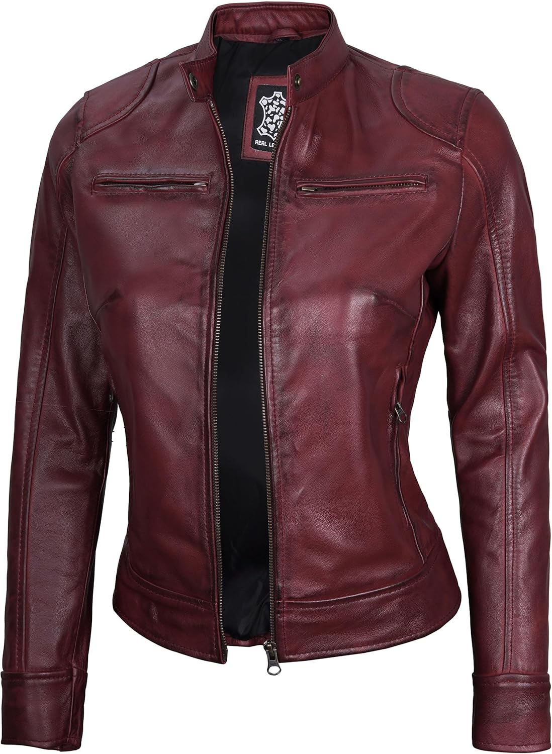 fjackets Leather Jacket Women Real Lambskin Leather Women Jackets For Womens Stylish Leather Jackets