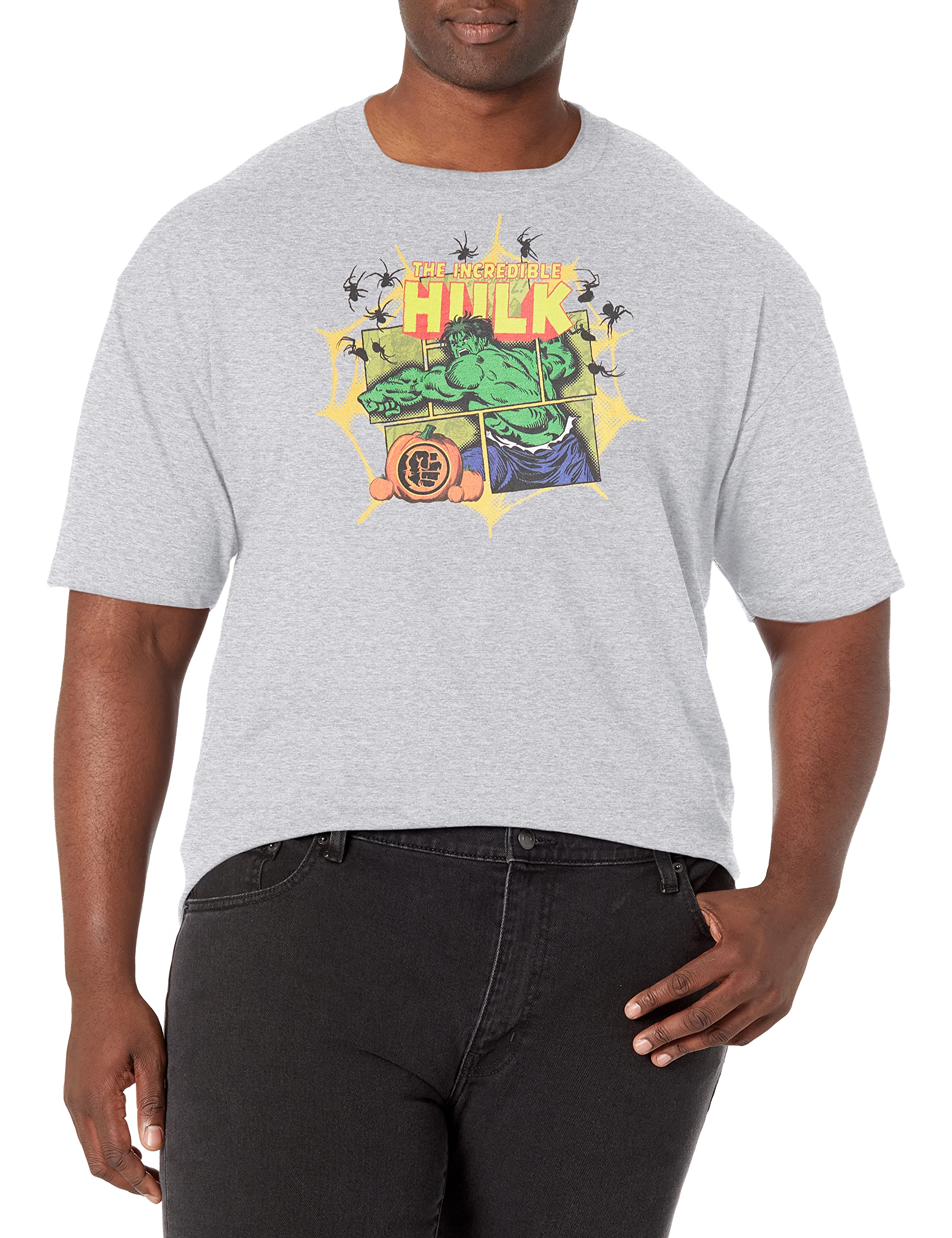 Marvel Big & Tall Classic Smashing Pumpkins Comp Men's Tops Short Sleeve Tee Shirt