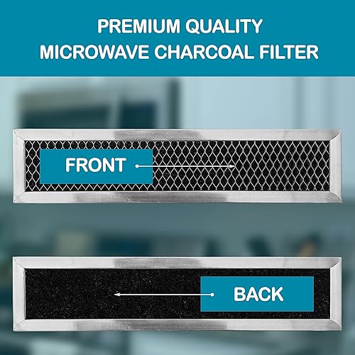 Miniatura 5 de GE WB02X10943 JX81D - Filtro de carbón de repuesto para microondas (paquete de 2), compatible con modelos GE, Whirlpool, LG