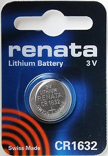 2PC Renata CR1632 Lithium Coin Cell Batteries 3V 125 mAh - Swiss Made
