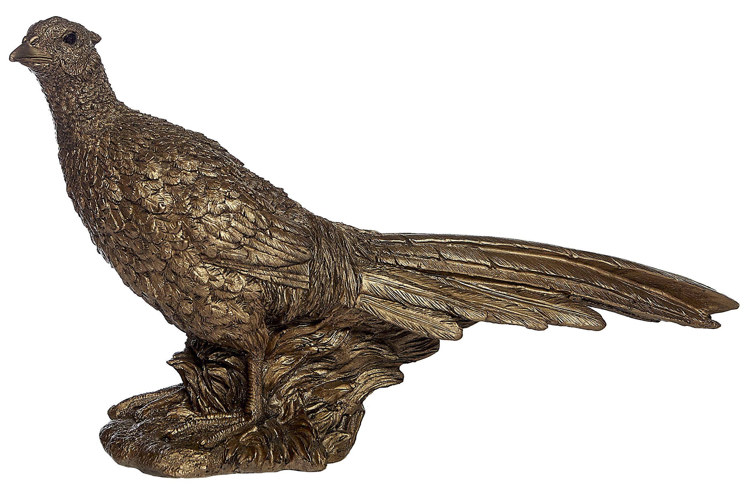 Tom Chambers Bronze Effect Resin Pheasant Ornament Figure Sculpture
