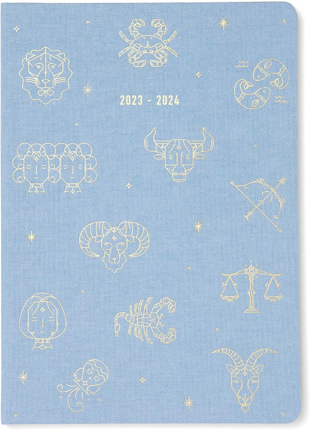 Letts Zodiac A5 week to view 2023/2024 academic diary - sky