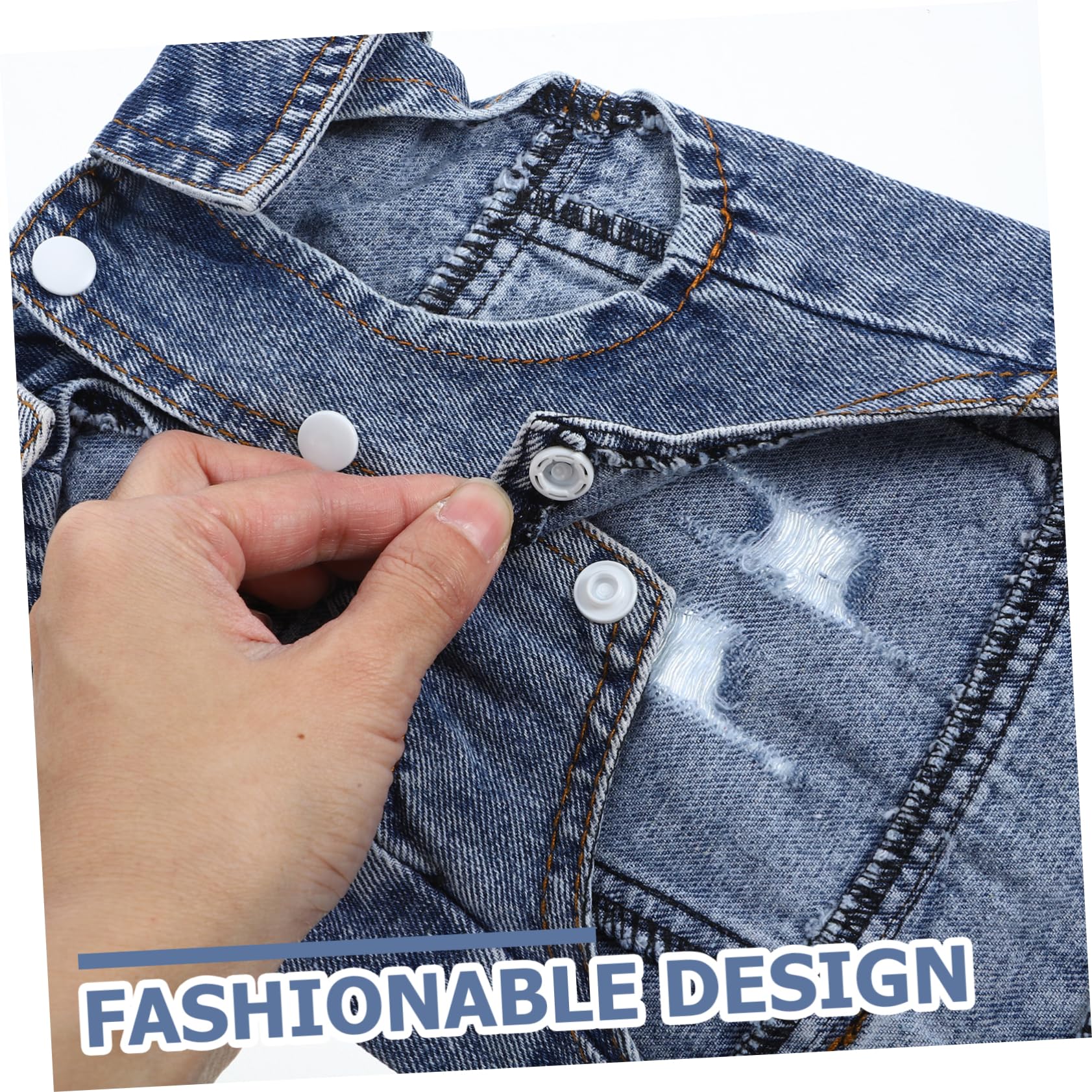 2 Pezzi Di Cappotti Per Cani Gilet in Denim Per Cani Di Piccola Taglia Cuccioli Abbigliamento Per Animali Domestici Gilet Per Cani Stile