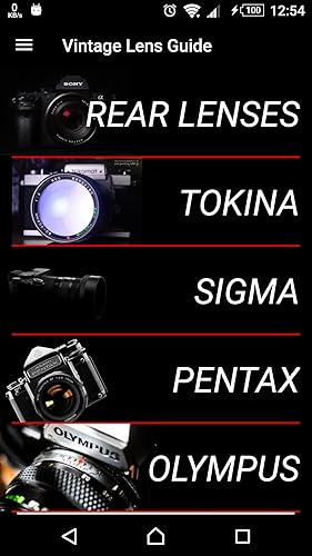 vintage lens guide