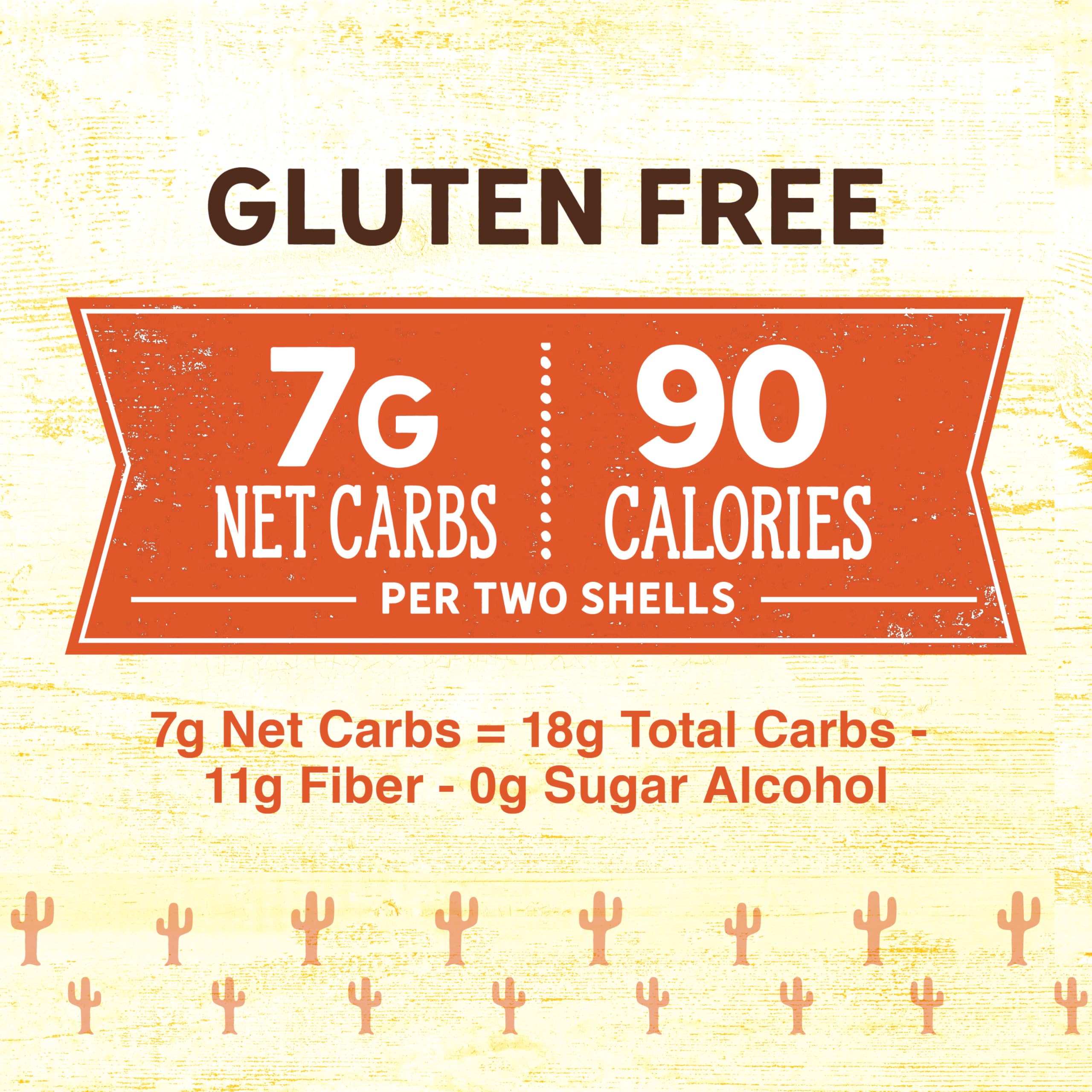 Snapklik.com : Carb Advantage Taco Shells, Nacho Cheese Flavored, 7g ...