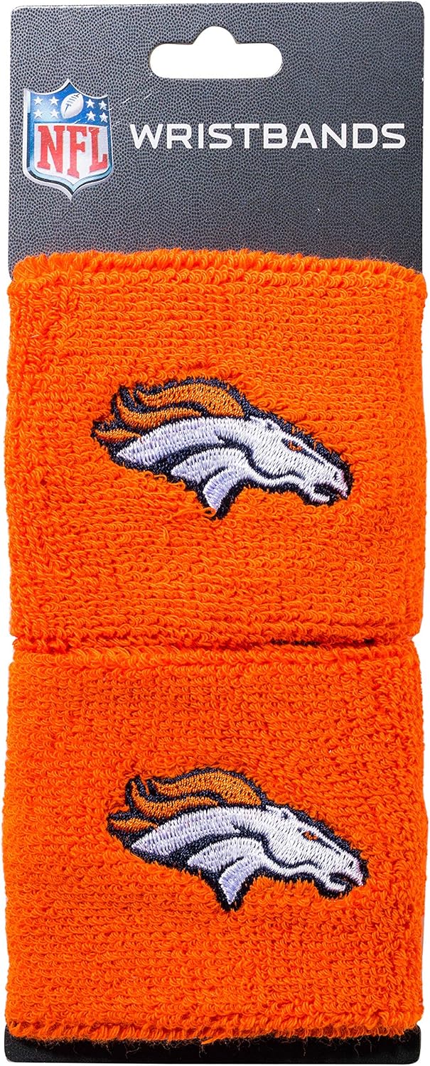 Franklin Sports NFL Team Logo Wristbands - Pair of Youth Wristbands for Costumes and Uniforms - Image 7