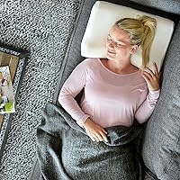 Vista 3 de Almohada cervical firme, almohada cervical firme, almohada cervical para espalda, estómago y de lado para aliviar el dolor de dormir, Sissel