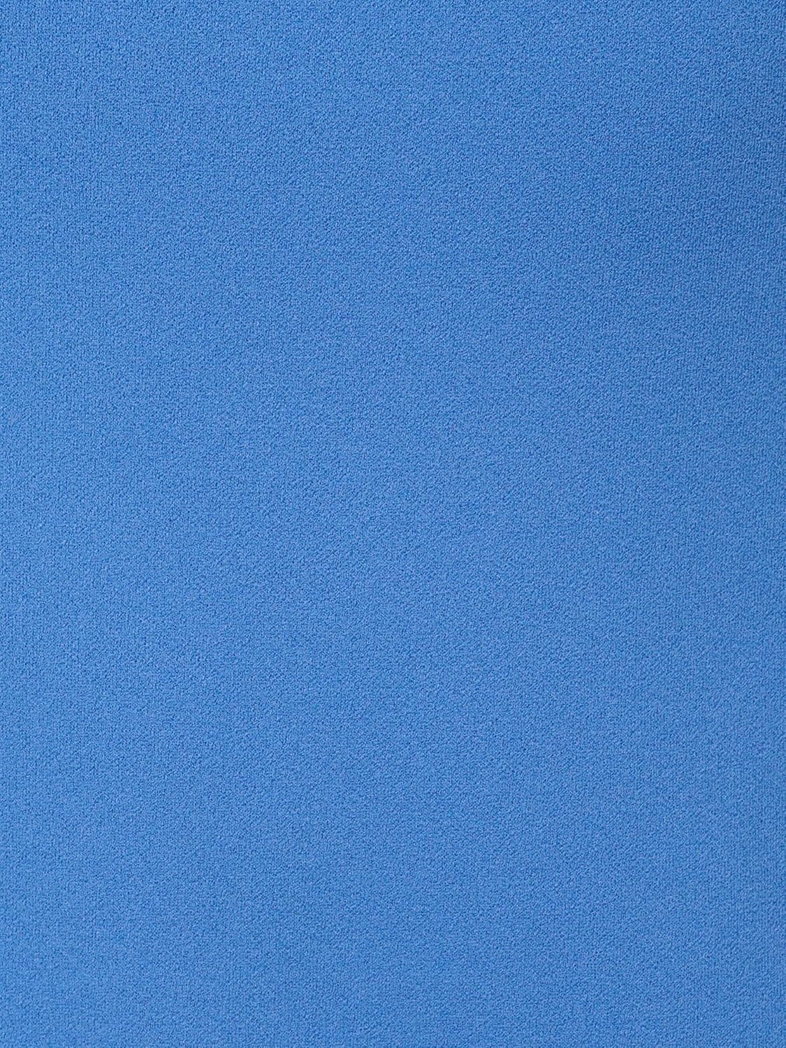 Adrianna Papell Knit Crepe Tiered Sleeve Dress - Image 3