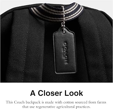 Coach Womens Cargo Backpack Black One Size