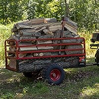 Vista 10 de YUTRAX® HC1750 Remolque, remolque de servicio pesado, capacidad de carga de 1750 libras, construcción de acero resistente, transporte de 28 pies