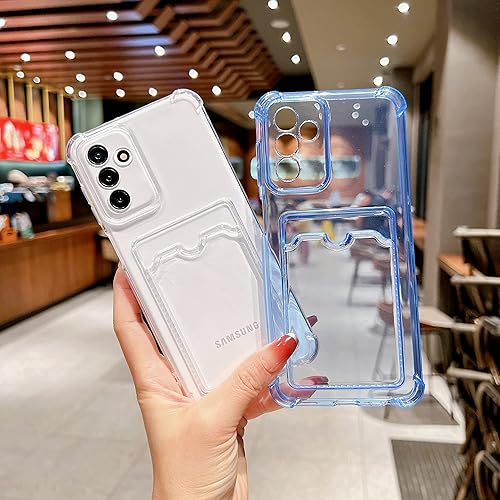 Miniatura 3 de Tuokiou Funda compatible con Samsung Galaxy A24 4G, funda tipo cartera para teléfono con ranura para tarjeta de ajuste delgado, transparente, funda