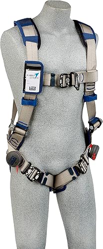 3M DBI-Sala Exofit STRATA Arnés de escalada estilo chaleco 1112507, gris, azul, grande, 1 Ea