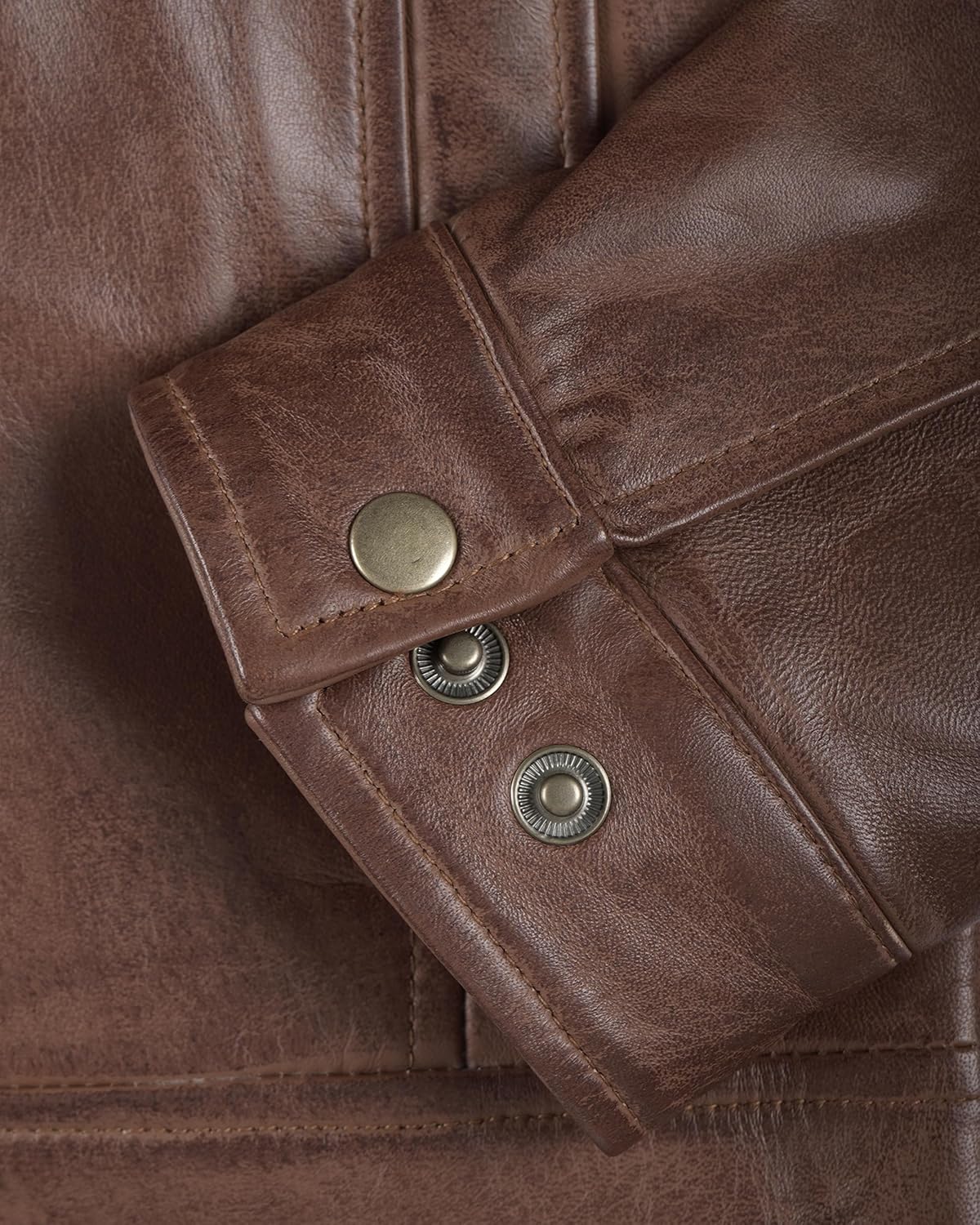 Brown Leather Jacket Men - Black Real Lambskin Mens Leather Jacket - Image 6